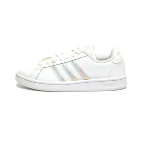 Adidas Grand Court Low-Top Sneakers Leather White Colour For Women