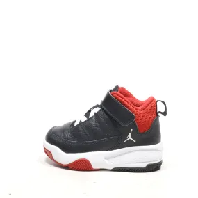 Air Jordan Aura Sneakers Leather Black Color For Kids