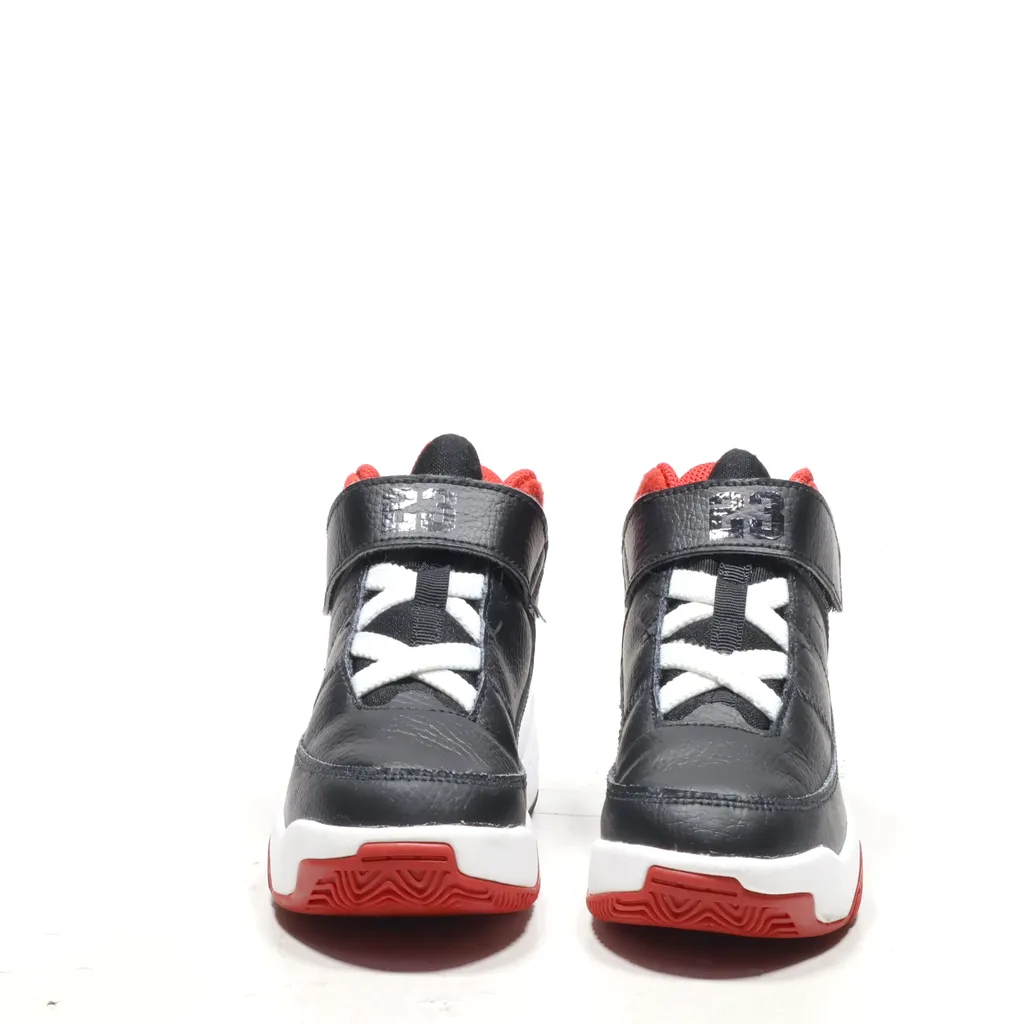 Air Jordan Aura Sneakers Leather Black Color For Kids