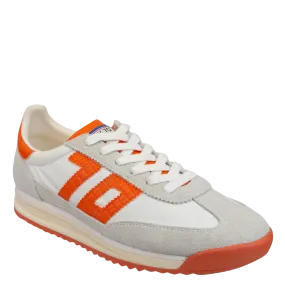 BACK 70 - BARKLEY JOGGER in WHITE ORANGE Sneakers
