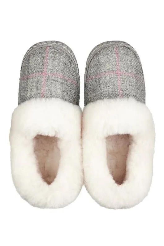 Diana Harris Tweed Slippers