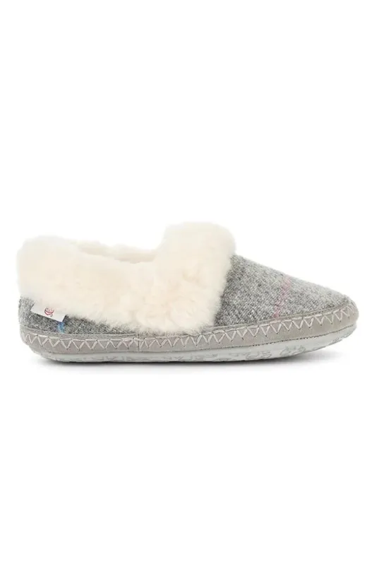 Diana Harris Tweed Slippers