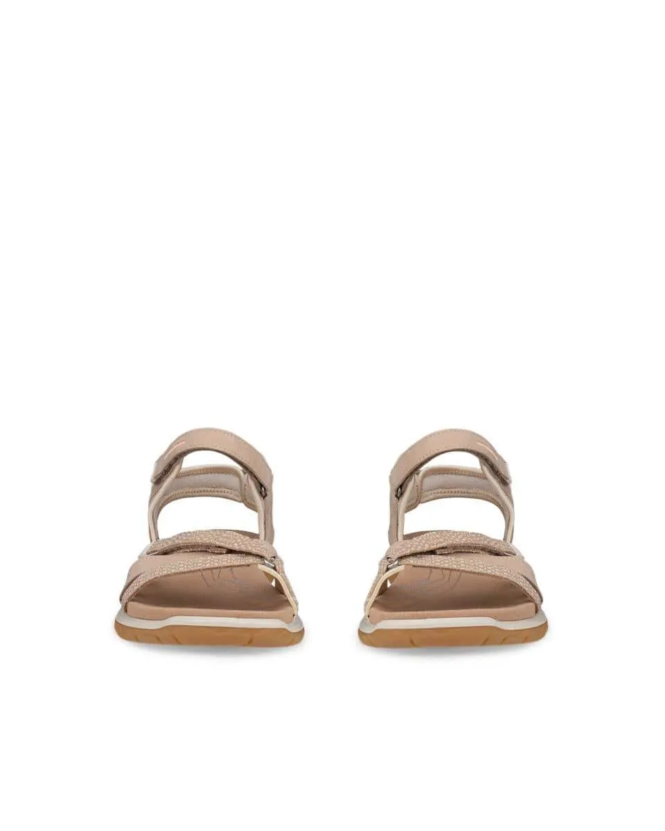 Ecco Women's Offroad Roam Sandals- Nude/ Limestone