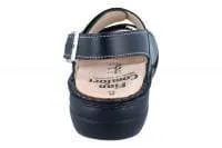 Finn Comfort Women's Isera Sandals- Nappaseda/ Stretch Schwarz