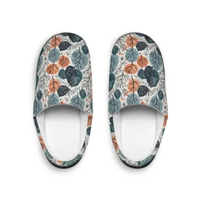 Freezing Leaves Women's Indoor Slippers - Comfortable Home Footwear