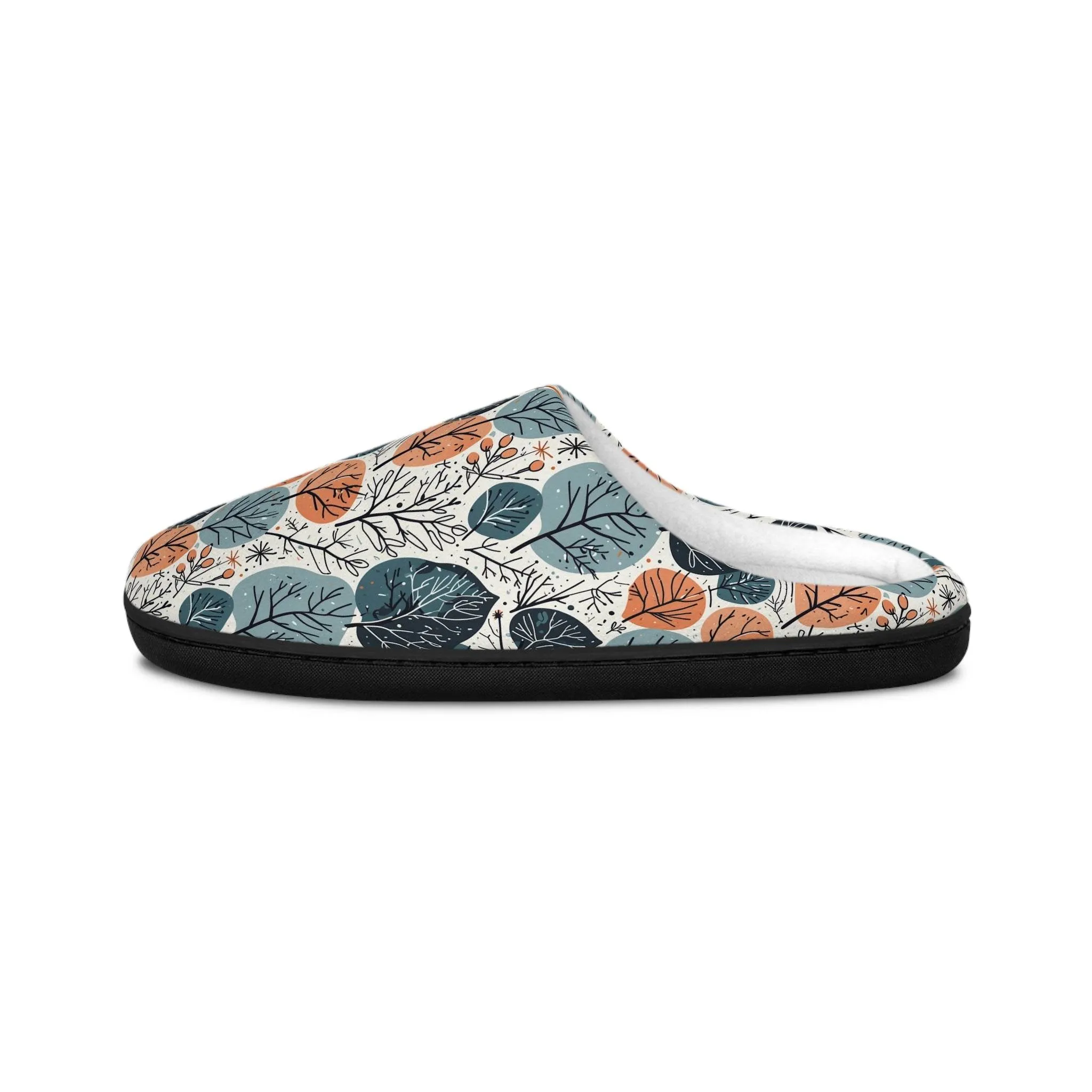 Freezing Leaves Women's Indoor Slippers - Comfortable Home Footwear