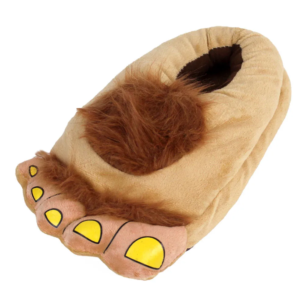 Furry Feet Slippers JulesRoche Soft Plush Foam Footbeds