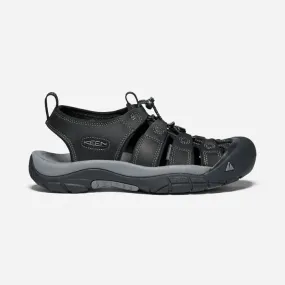 Keen Men's Newport Sandals- Black/ Steel Grey