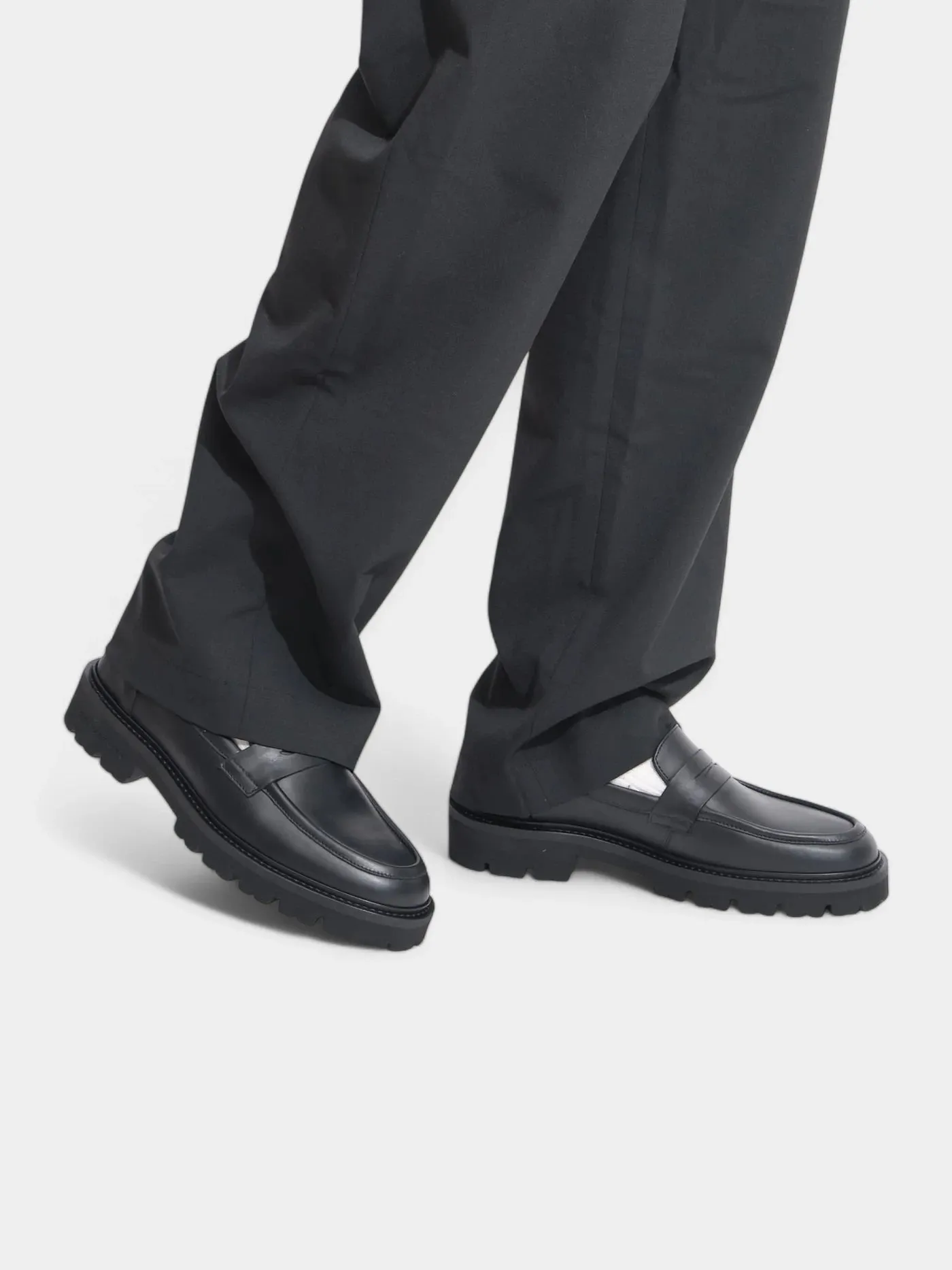 Lightweight Chunky Loafer - Black
