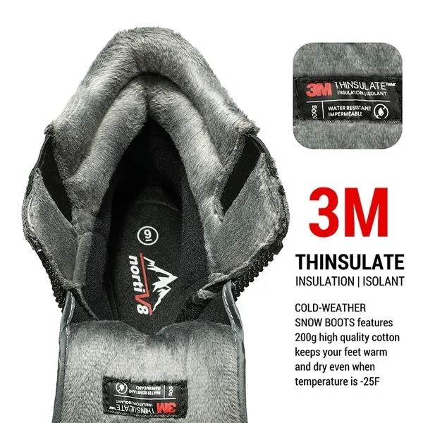 Men's Insulated Waterproof Snow Boots