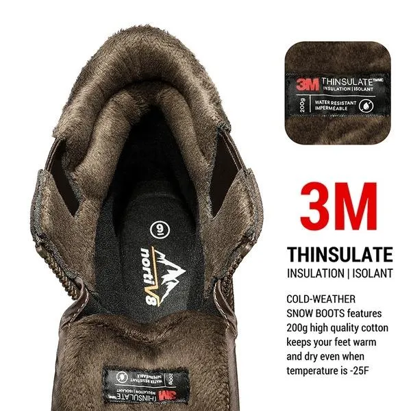 Men's Insulated Waterproof Snow Boots