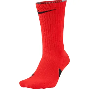 Nike Basketball Elite Cushioned Crew Socks - University Red/Black