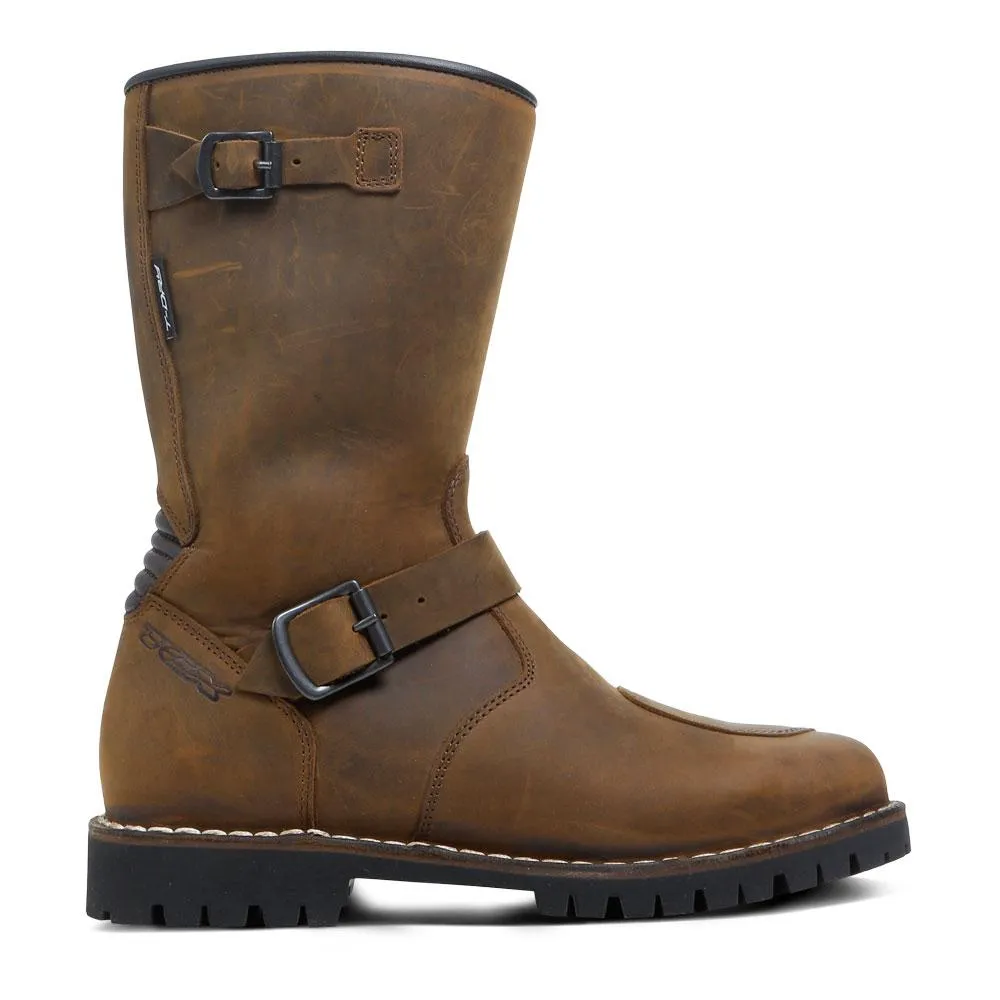 TCX FUEL WATERPROOF MOTORCYCLE BOOTS BROWN