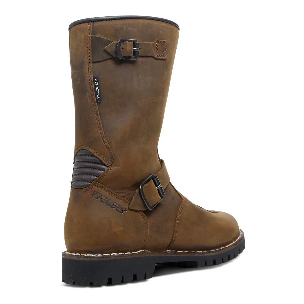 TCX FUEL WATERPROOF MOTORCYCLE BOOTS BROWN