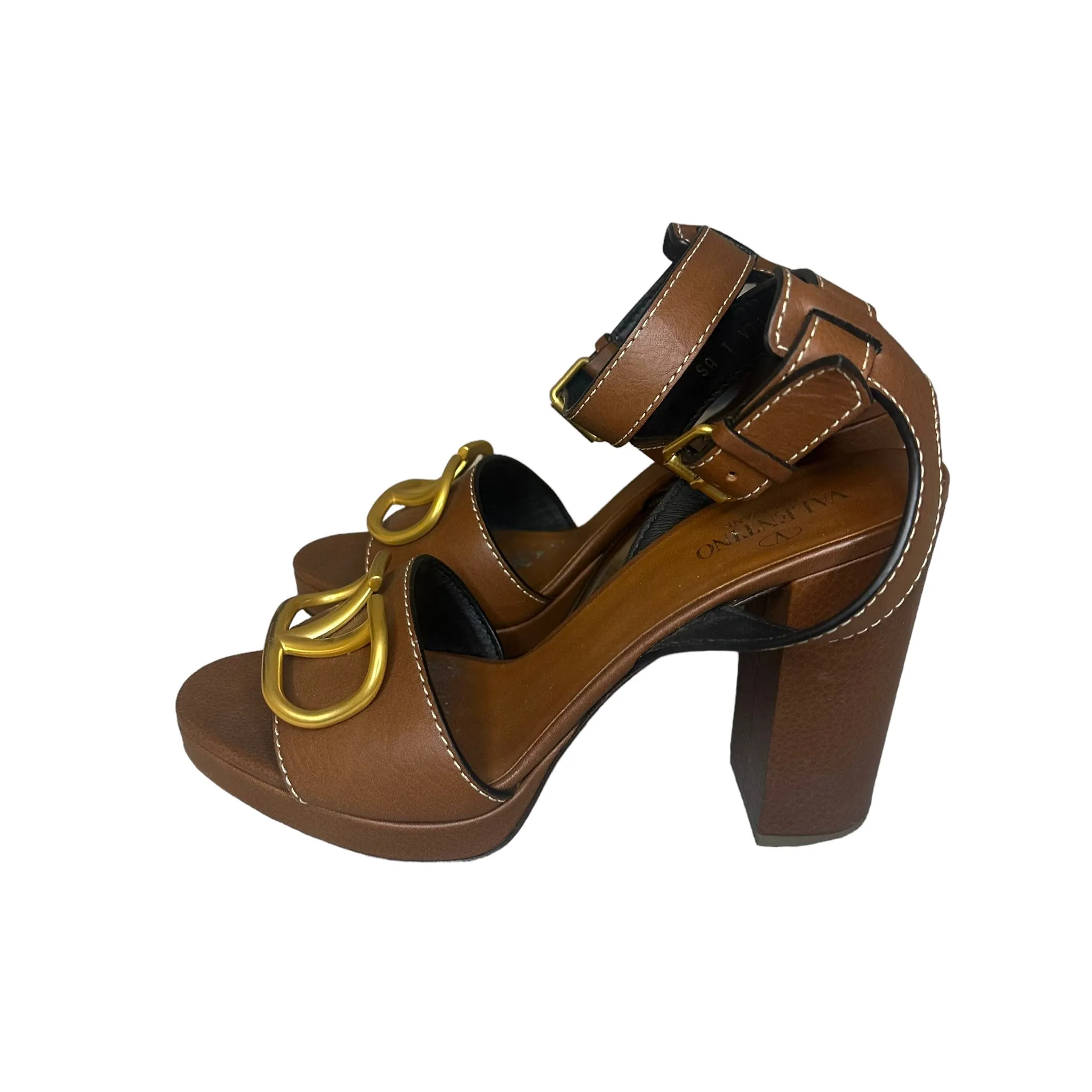 Valentino Brown Logo Shoes