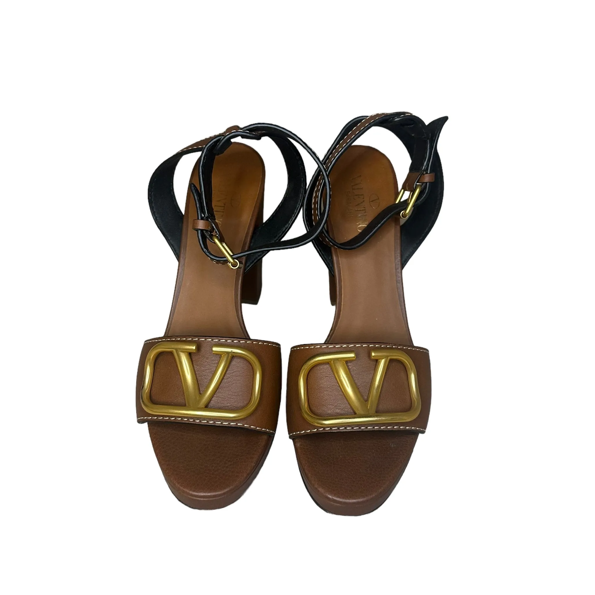 Valentino Brown Logo Shoes