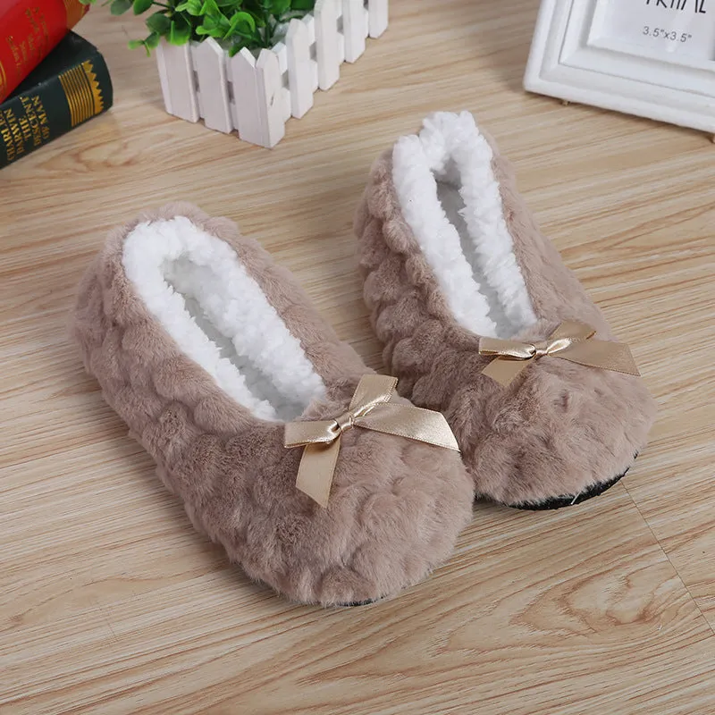 Women's Warm Soft Plush Home Slippers