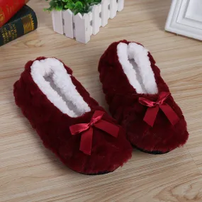 Women's Warm Soft Plush Home Slippers