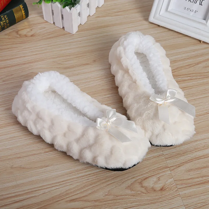 Women's Warm Soft Plush Home Slippers