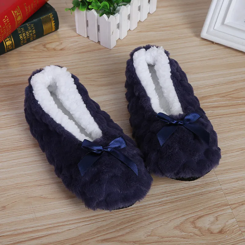 Women's Warm Soft Plush Home Slippers